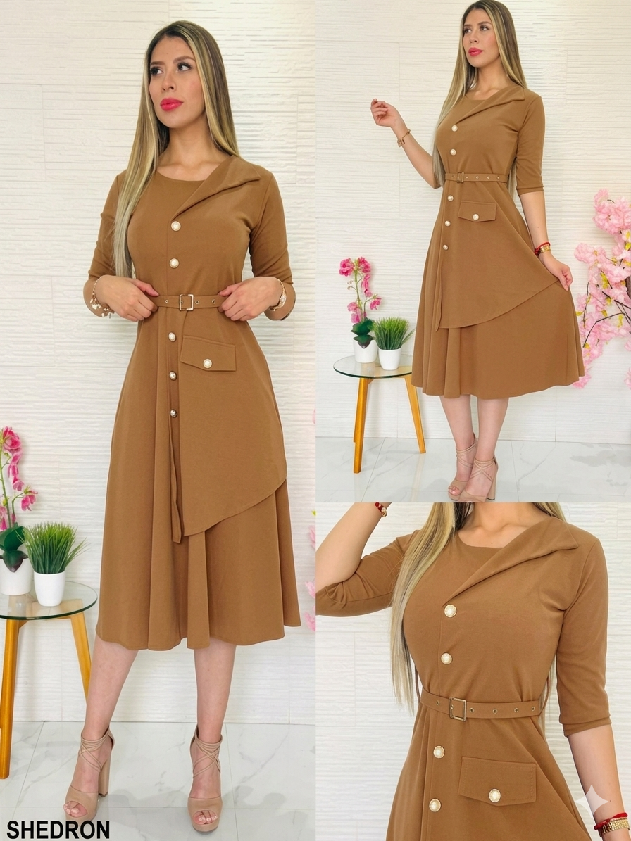 Vestido estilo MIDI
