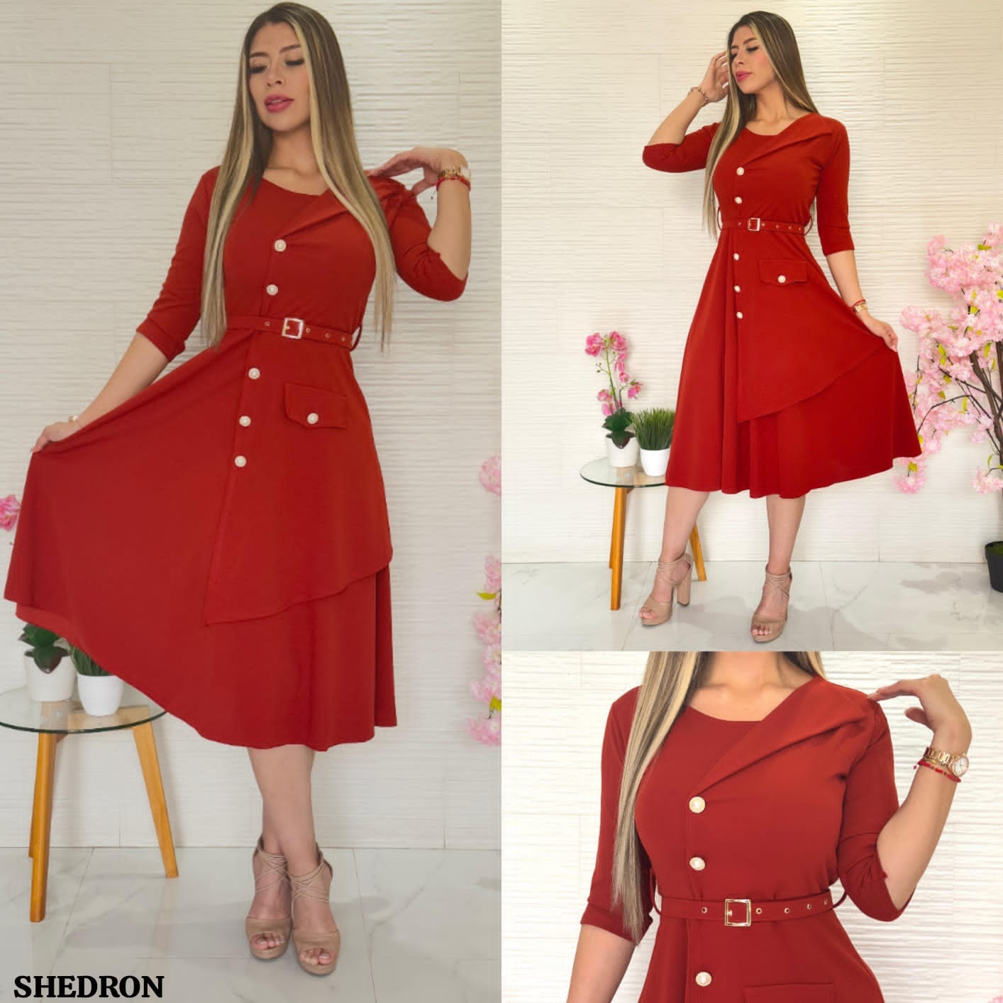 Vestido Estilo Midi