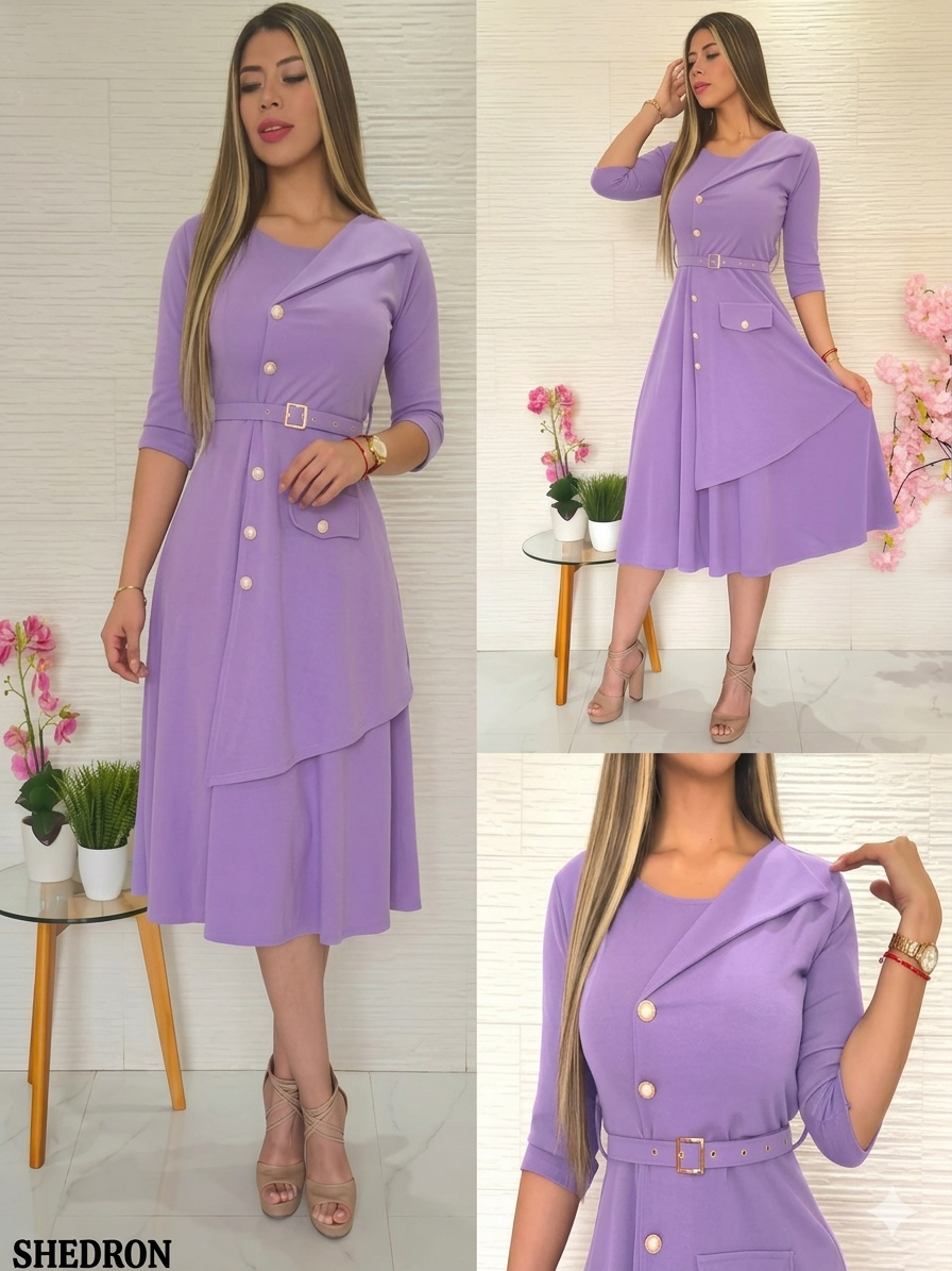 Vestido Estilo MIDI