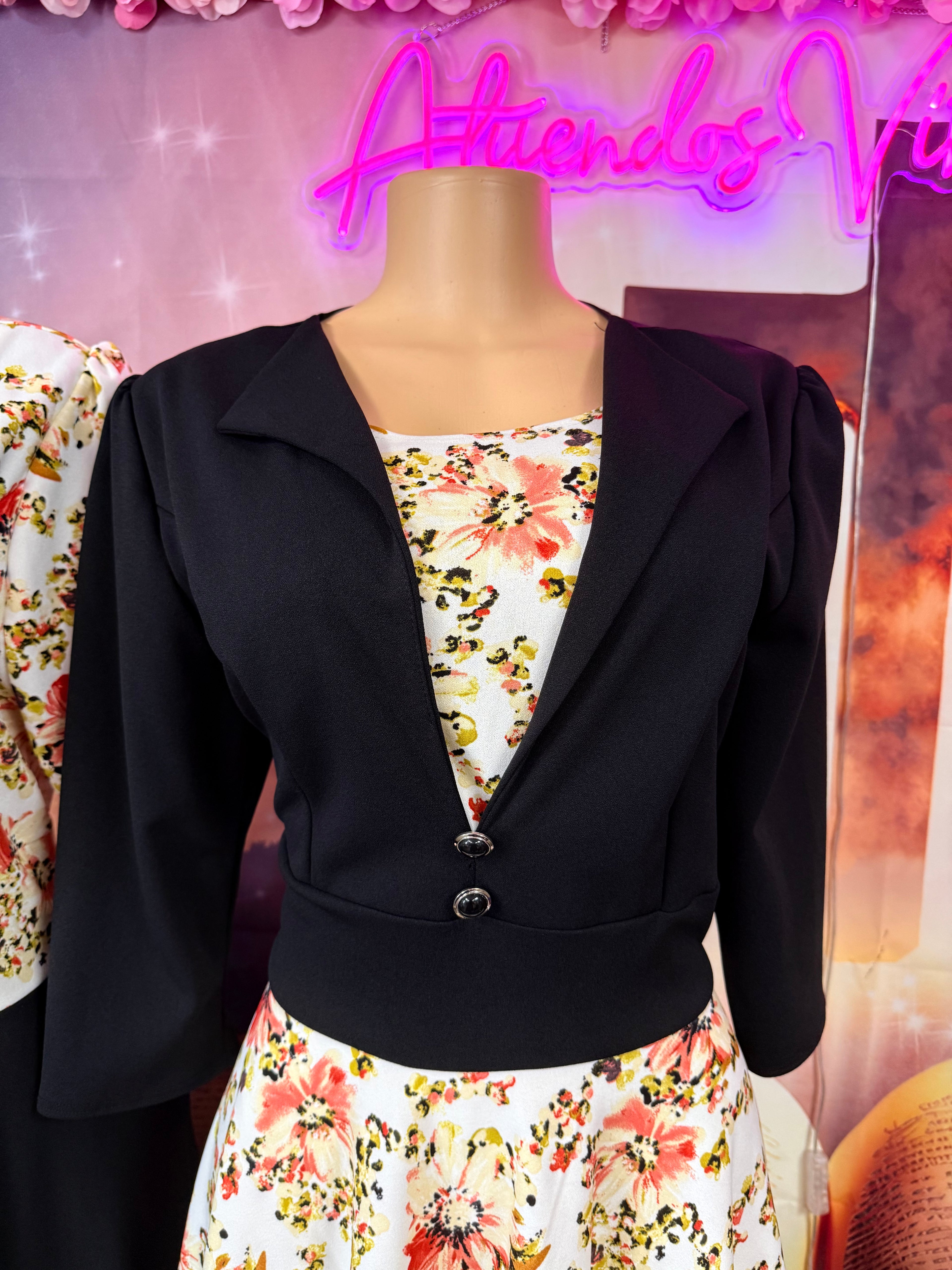 Vestido/ Chaleco pegado