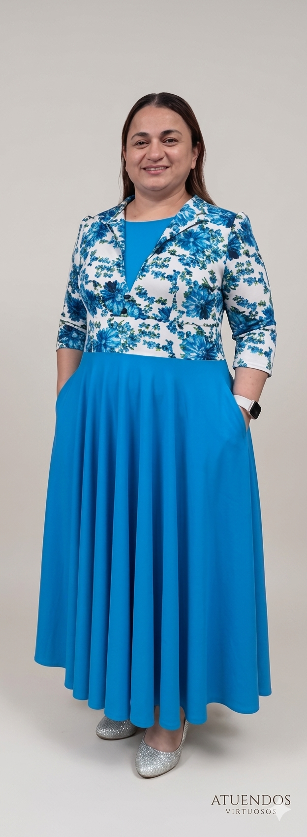 Vestido/ Chaleco-Pegado